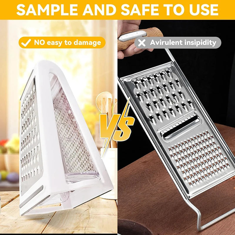 Double-Sided Blades Cheese Grater Vegetable Grater Chopper