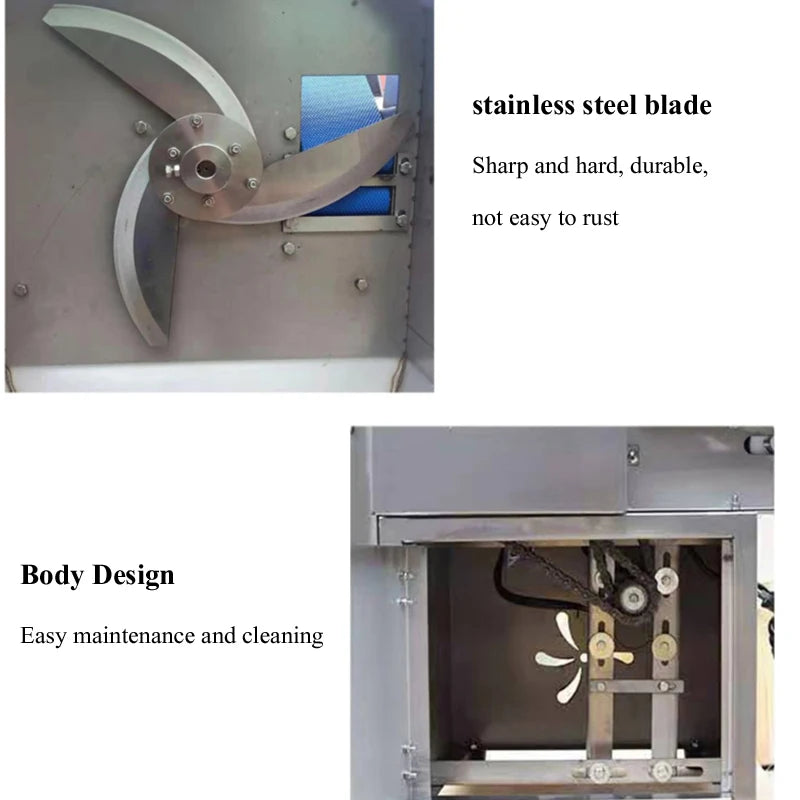 Commercial Vegetable Cutter Electric Slicer Stainless Steel