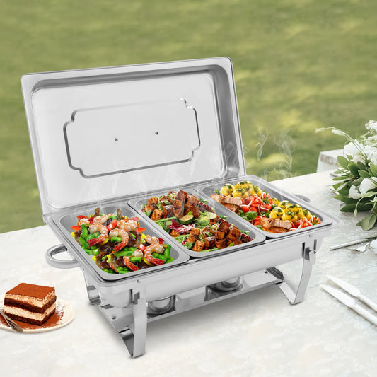 Stainless Steel Chafing Dish Buffet Rectangular Catering Chafer