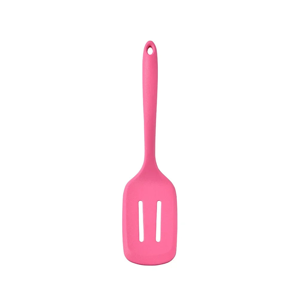 1/6pcs Pink Silicone Utensil Non-Stick Pans Silicone Spatula