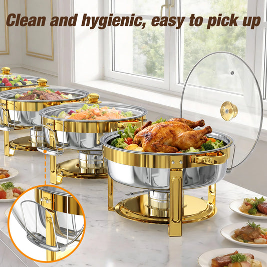 5qt Round Chafing Dish Buffet Chafing Dishes Buffet