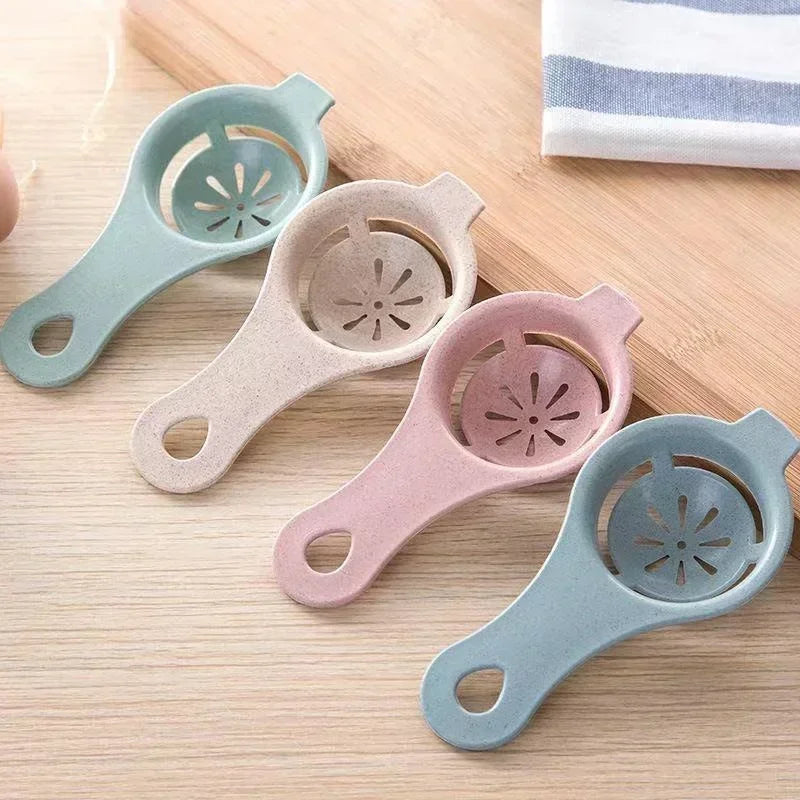 1pc/4pcs Wheat Straw Egg White Separator Egg Yolk