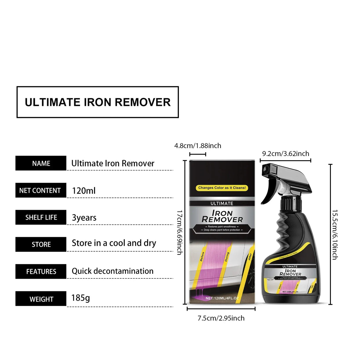 Hs68-Car Rust Remover Quick Remover Exhaust Pipe Rust