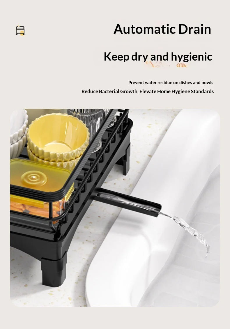Homejoy Dish Drying Rack Thickened Carbon Steel Stable