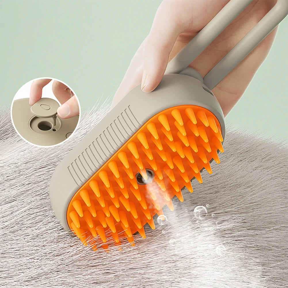 Usb Rechargeable Cat Dog Grooming Comb Electric Water