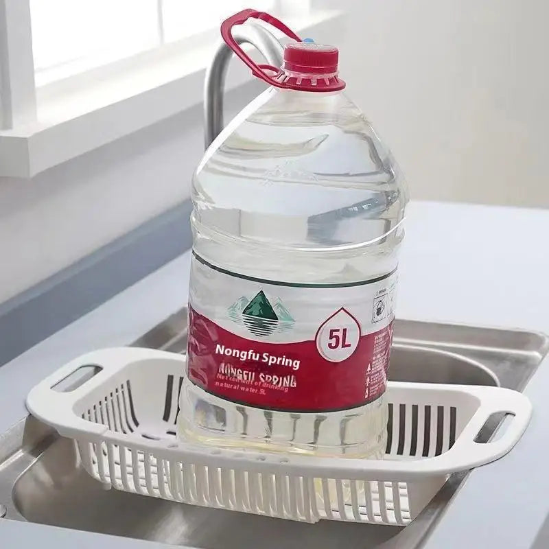 Organizer Soap Sponge Holder Sink Rack Telescopic Drain
