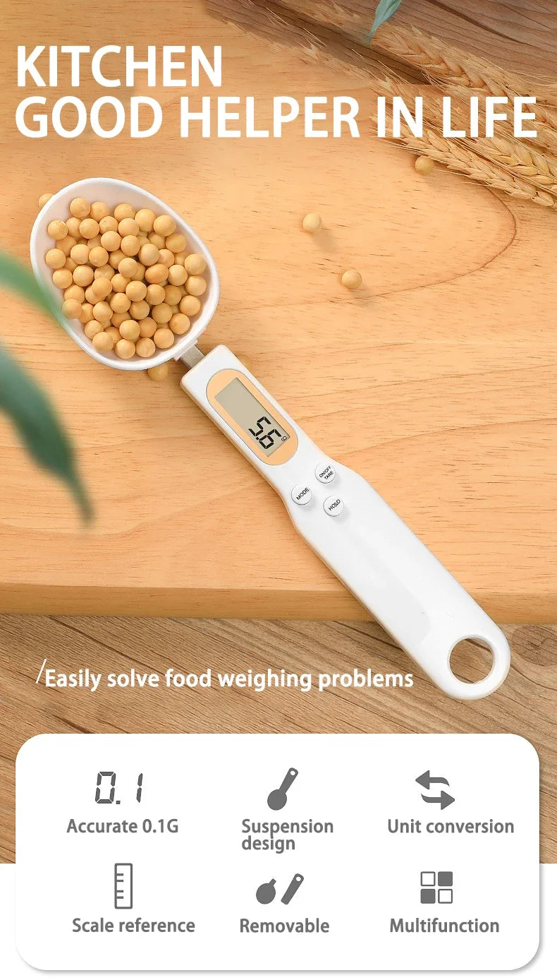 Digital Measuring Spoon 500g 5g Lcd Electronic Scale