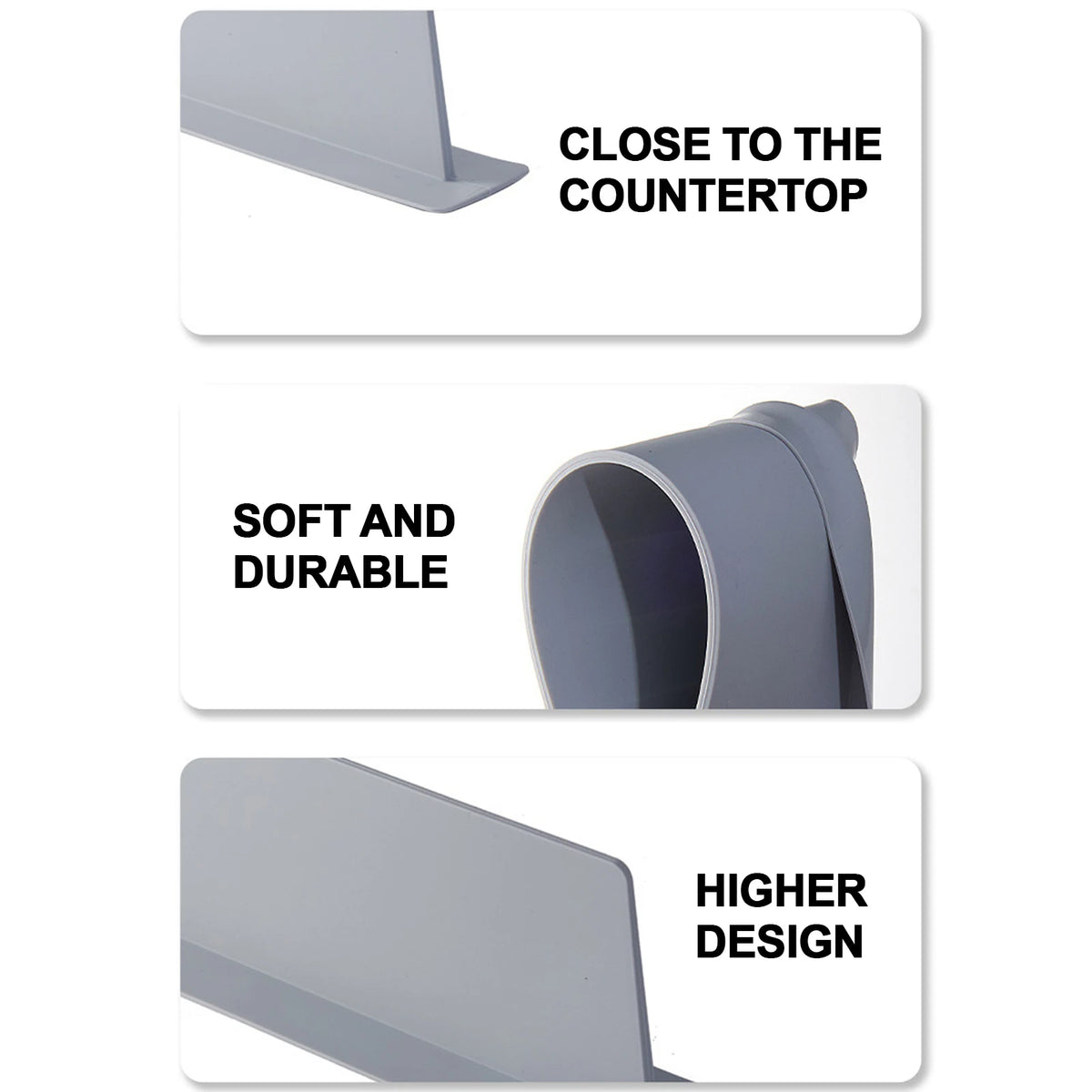 Water Stopper Silicone Sink Splash Guard Suction Cups