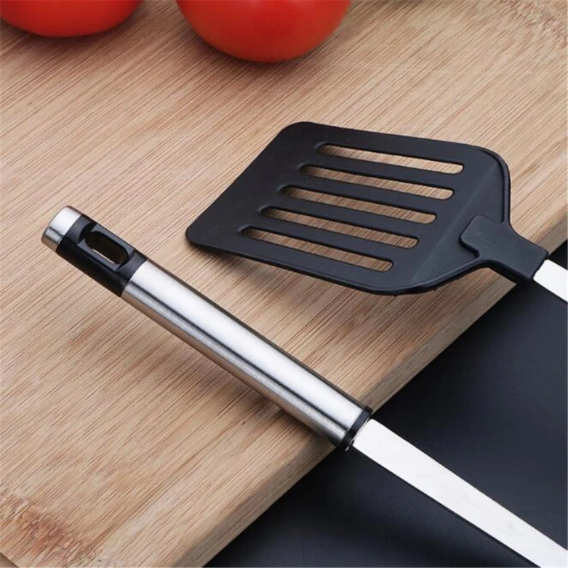 Stainless Steel Turners Nylon Handle Spatula Fried Shovel