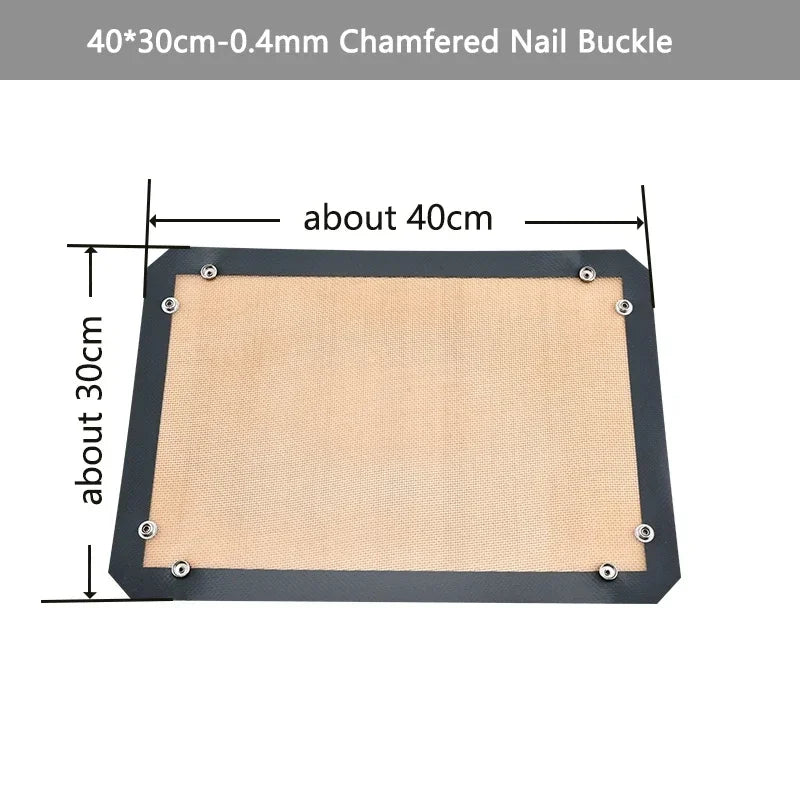 Silicone Baking Mat Button Non-Stick Reusable Heat Resistant
