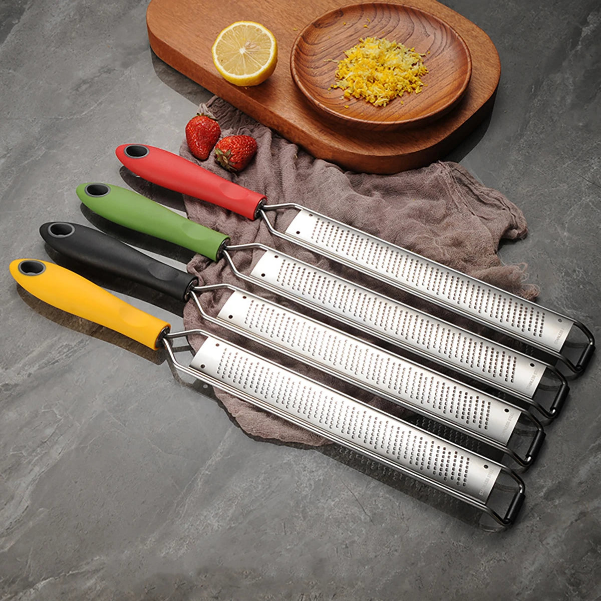 1pc Stainless Steel Cheese Grater Multi-Functional Lemon