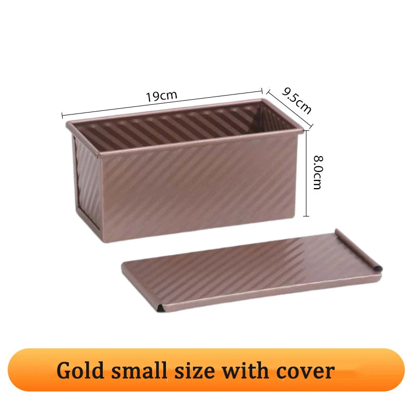 Rectangle Loaf Pan Baking Toast Pullman Box Tray