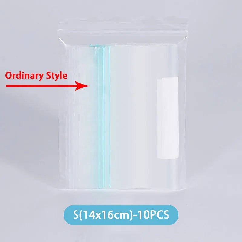 Reusable Zipper Bag Stand Up Zip Shut Plastic