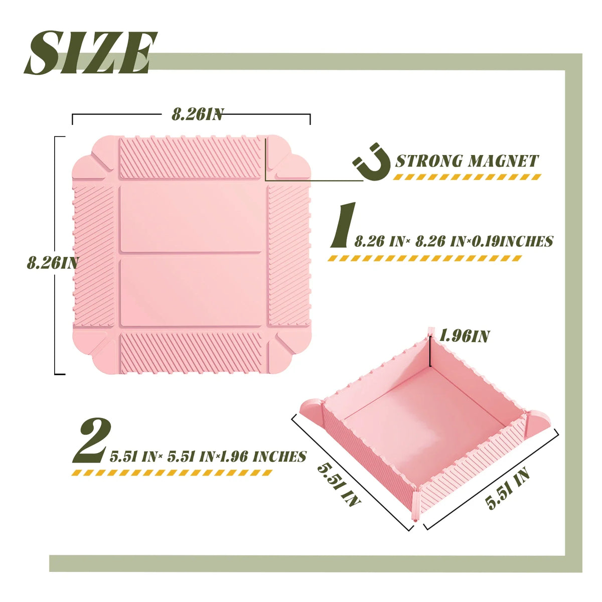 Eary Placemats Coasters Table Mats Foldable Storage Box