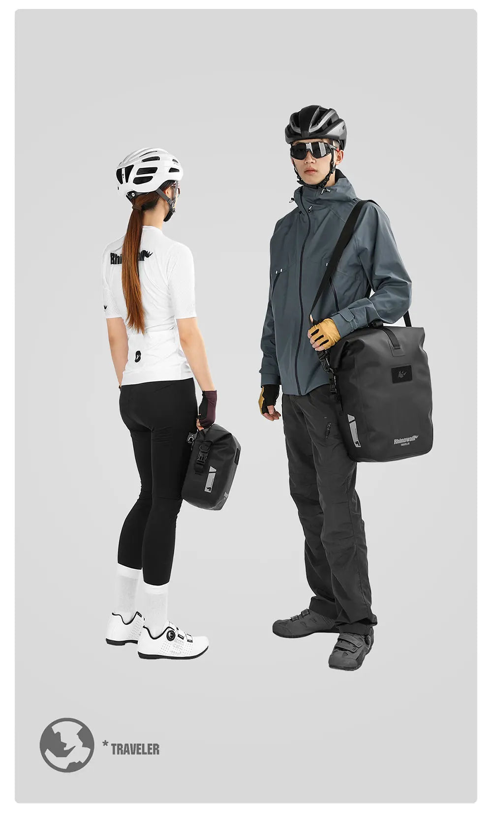 Rhinowalk Bicycle Pannier Bag Waterproof 6l 12l 20l