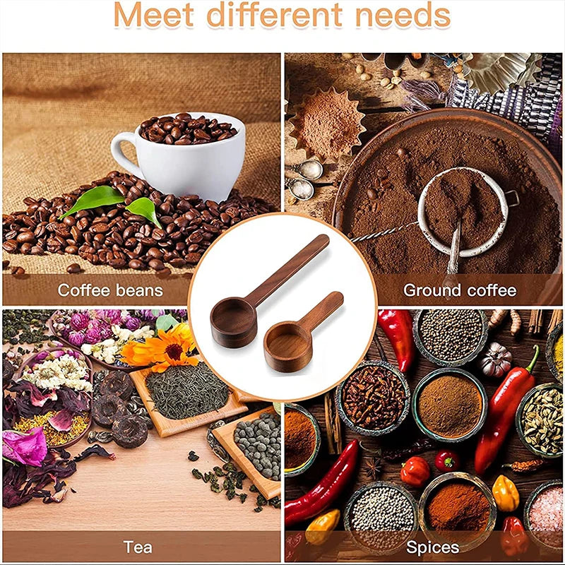 Wooden Measuring Spoon Measuring Spoons Tea Coffee Scoop