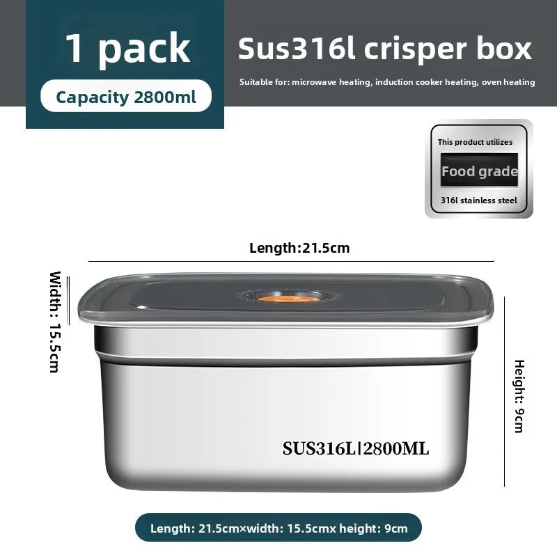Food Grade 316 Stainless Steel Airtight Container Lid
