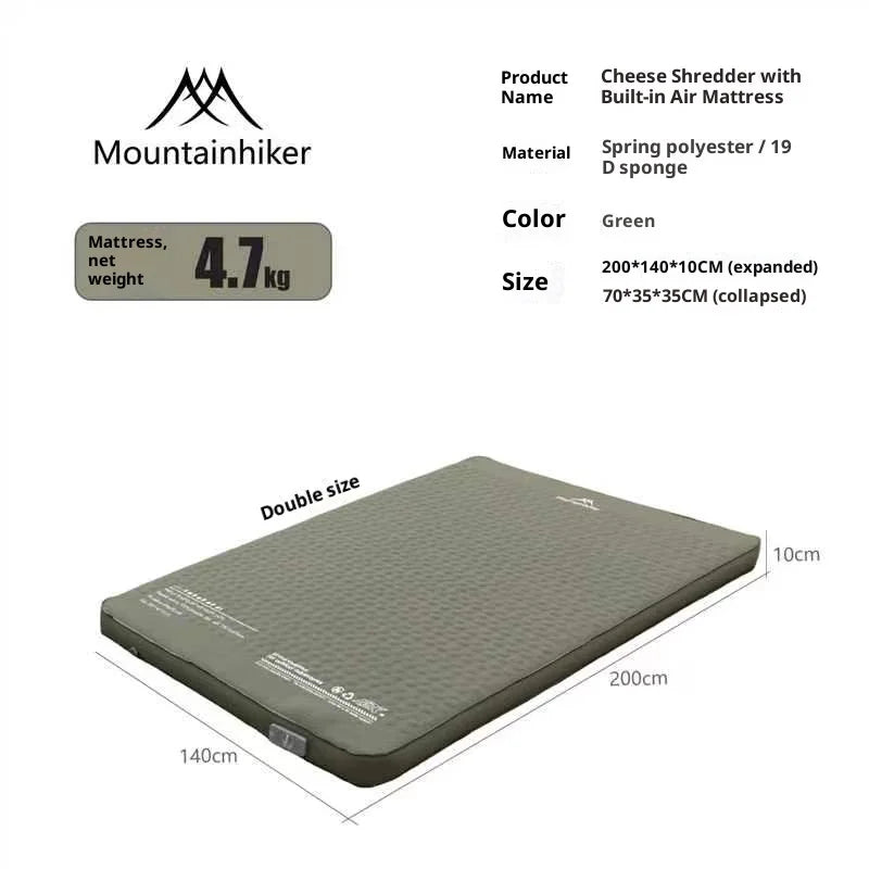 Thickened Sponge Pad Outdoor Mattress Integrated Air Pump