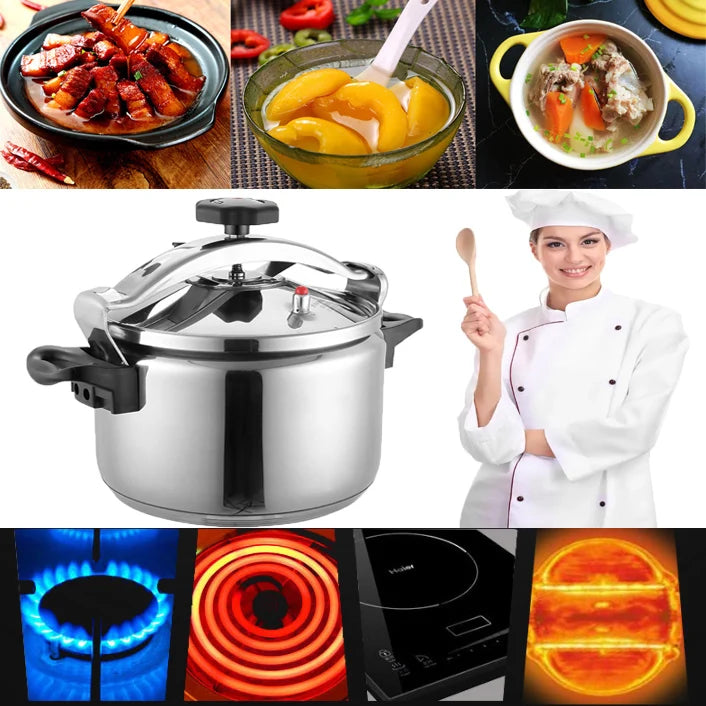 30 Quart Olla De Presion Grande & Stainless