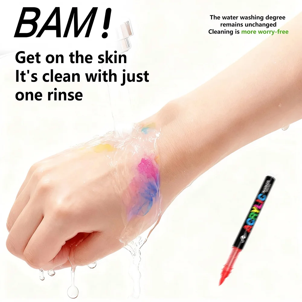 12-418 Colors Brand Upgrade Soft Brush Tip Acrylic