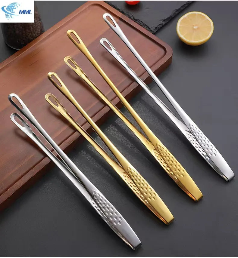 Stainless Steel Bbq Tongs Food Tongs Bbq Steak
