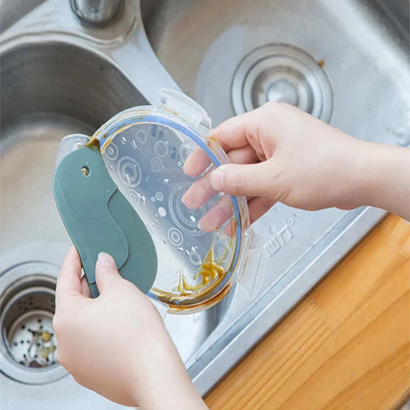 Soft Scraper Dirt Grease Cleaning Silicone Scraper To