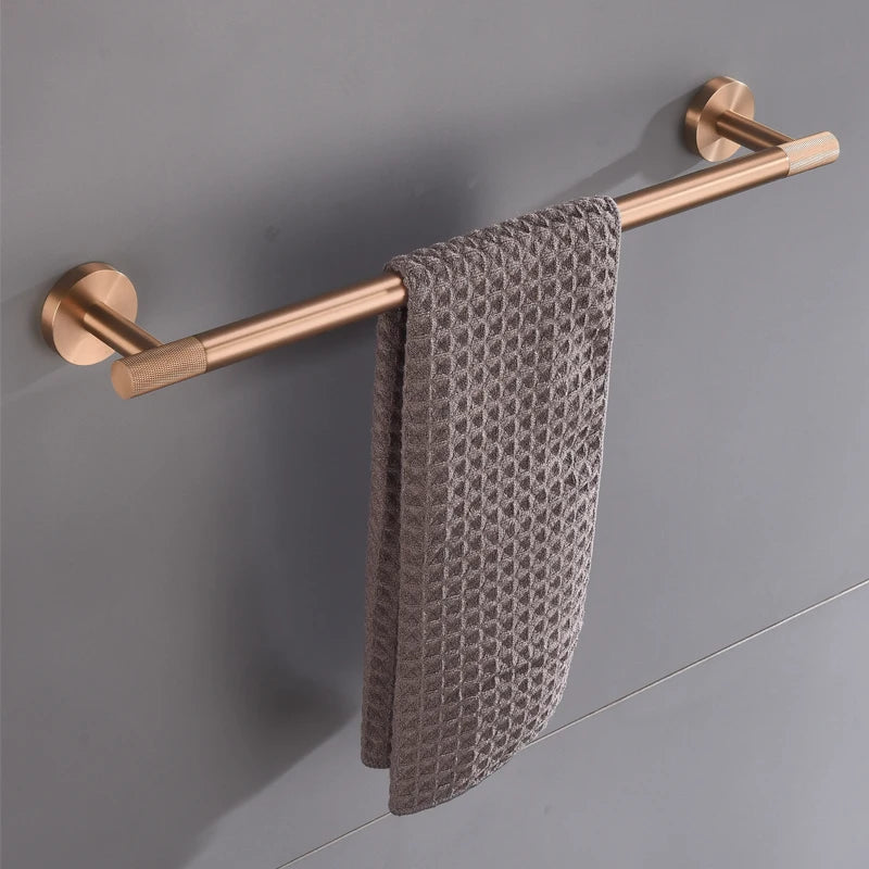Brushed Rose Gold Toilet Brush Holder Toilet Paper