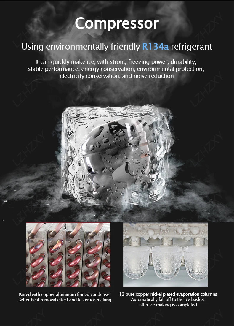 25kg Ice Maker Electric Commercial Ice Cube Maker