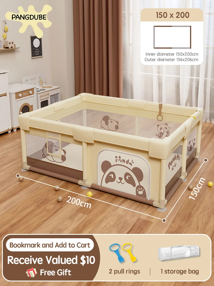 Pangdube Crocodile Baby Play Fence Storage Bag &