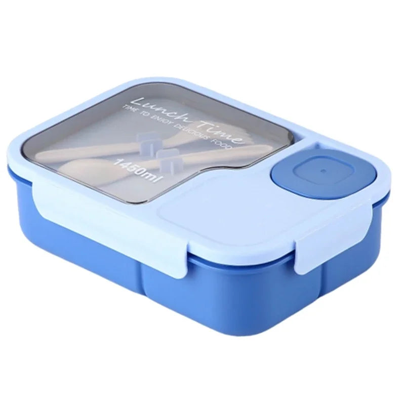 Lunch Box Office Bento Box Fork Spoon Microwave