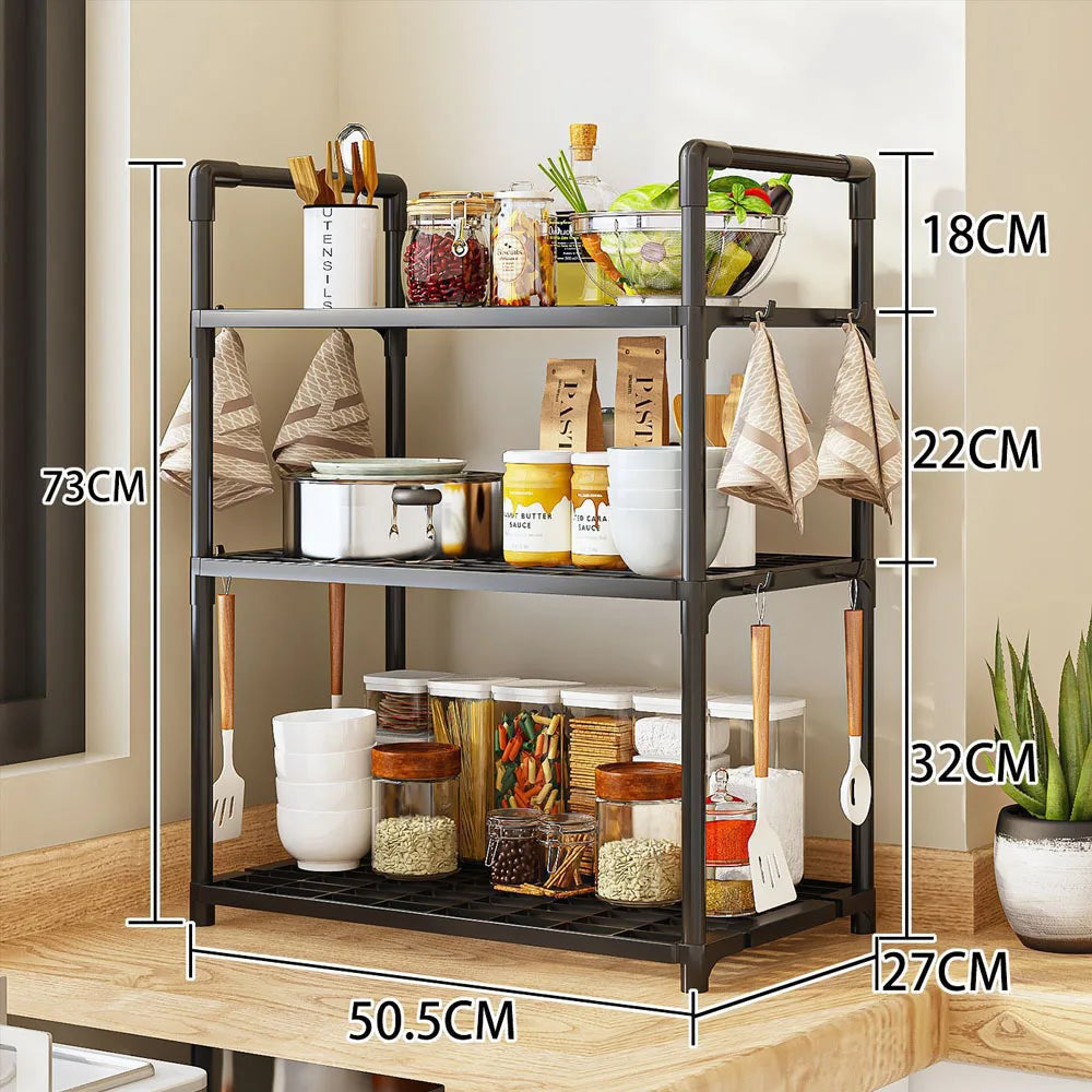 Storage Shelves Organizer Sturdy Shelving Space-Saving Shelves