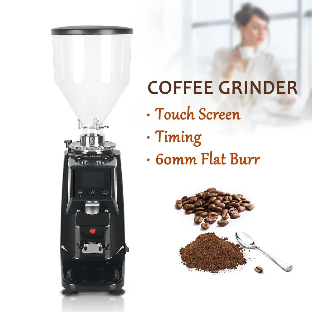 Itop Coffee Grinder Touch Screen Timing 60mm Flat