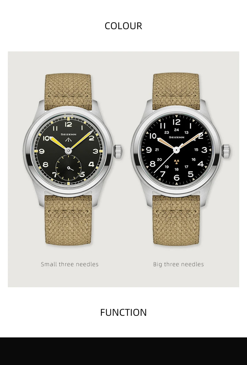 Classic Retro Arrow Pilot Watch Male Mens Wwii