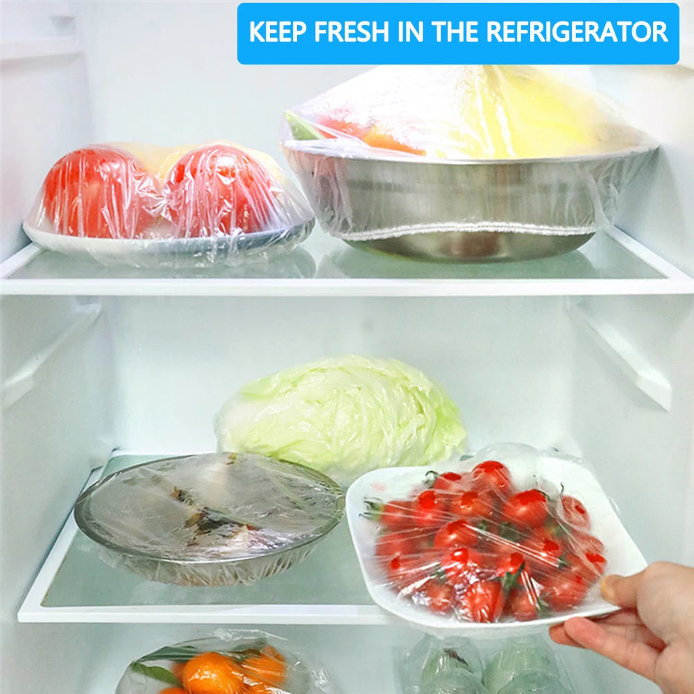 30-3000pcs Disposable Food Cover Refrigerato Food Fruit