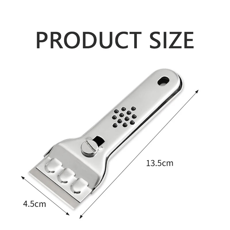 Stainless Steel Cleaning Scraper Blade Glass Ceramic Tile