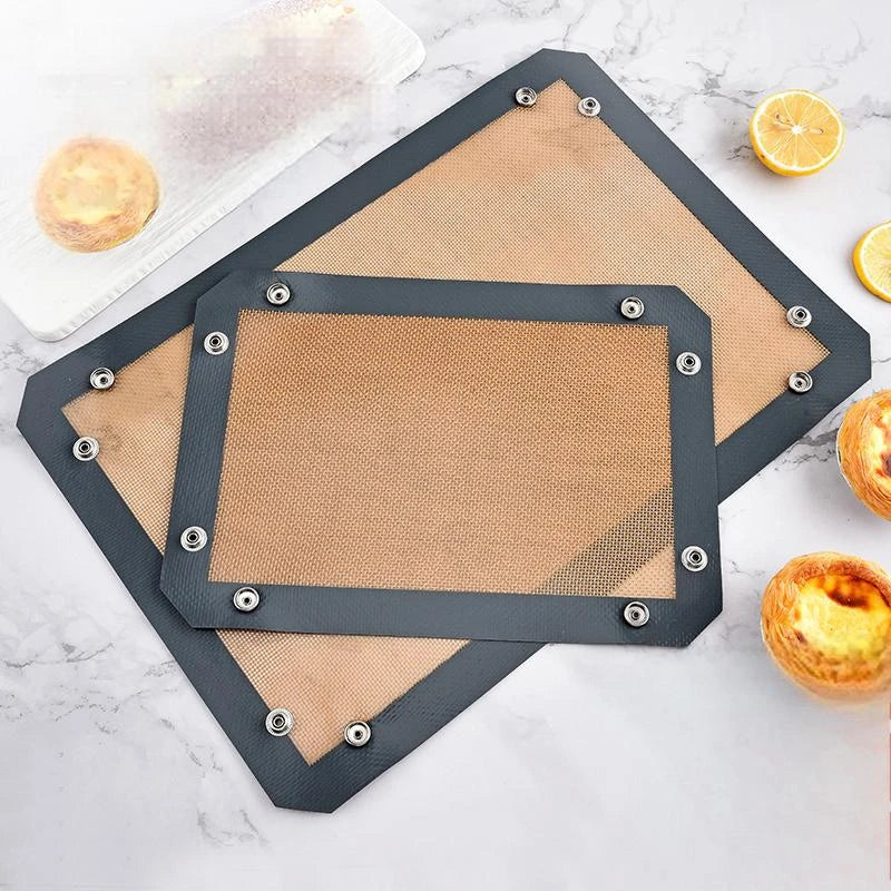 1pc Silicone Baking Mat Button Non-Stick Reusable Heat