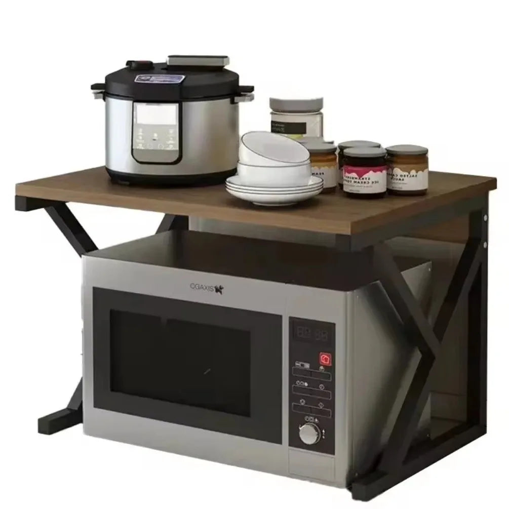 Seasoning Oven Rack Multi-Layer Seasoning Storage Holder Wood