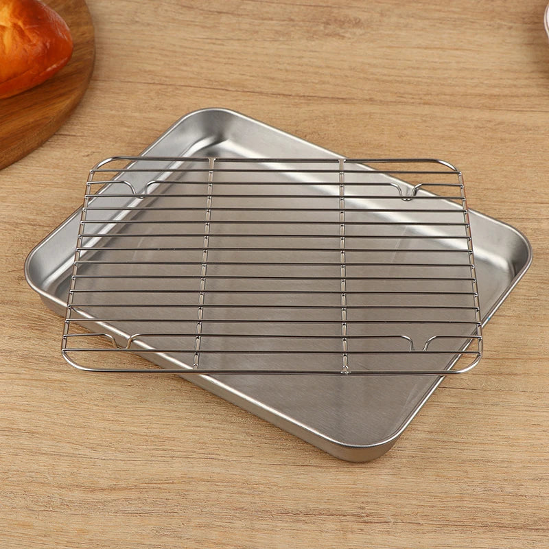 Removable Cooling Rack Oven Cooking Grilling Stainless Steel
