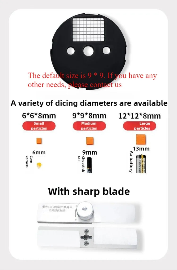 110v 220v In Commercial Food Processor Vegetable Slicer