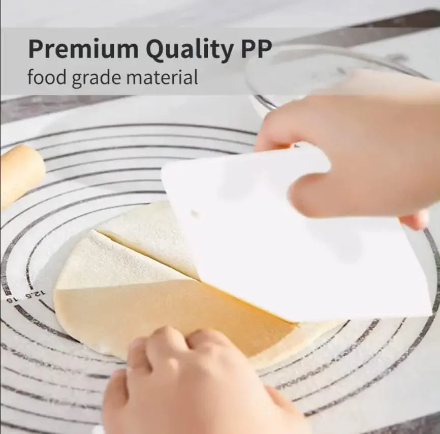 Multipurpose Dough Cutter Bowl Scraper Bread Dough Fondant