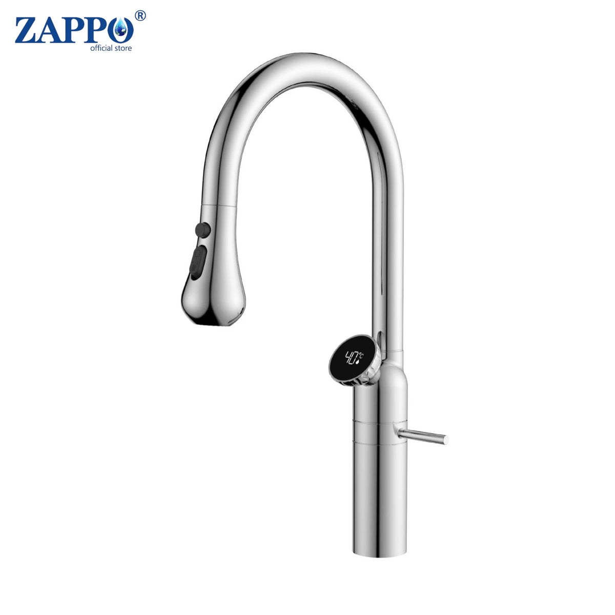 Zappo Modes Faucet Rose Gold 360 Swivel Pull