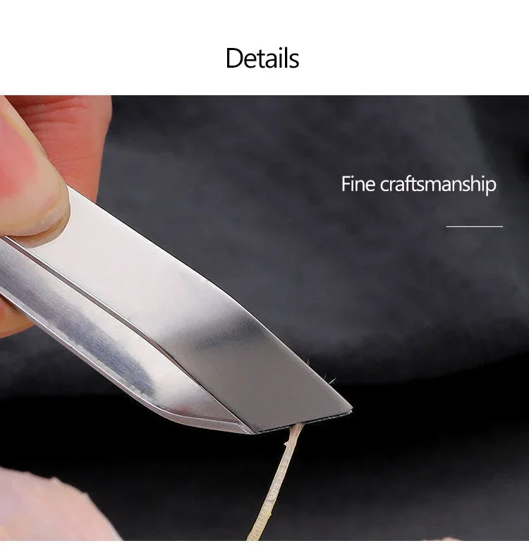 Pc Stainless Steel Fish Bone Tweezers Pincer Clip