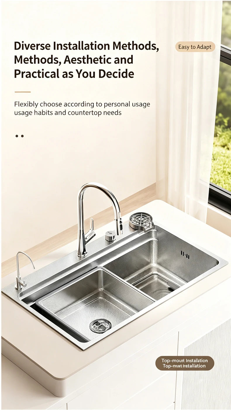 316l Stainless Steel Sink Undermount Sinks Antiscratch Rice
