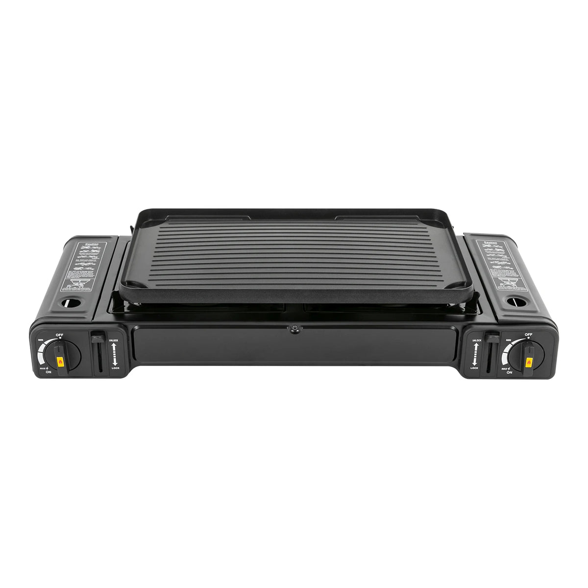 Double Head Barbecue Gas Stove Baking Tray Application