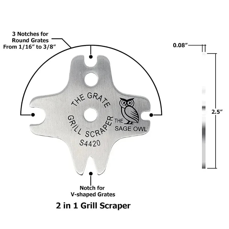 Cleaning Barbecue Scraper Metal Bbq Grills Grate Cleaner