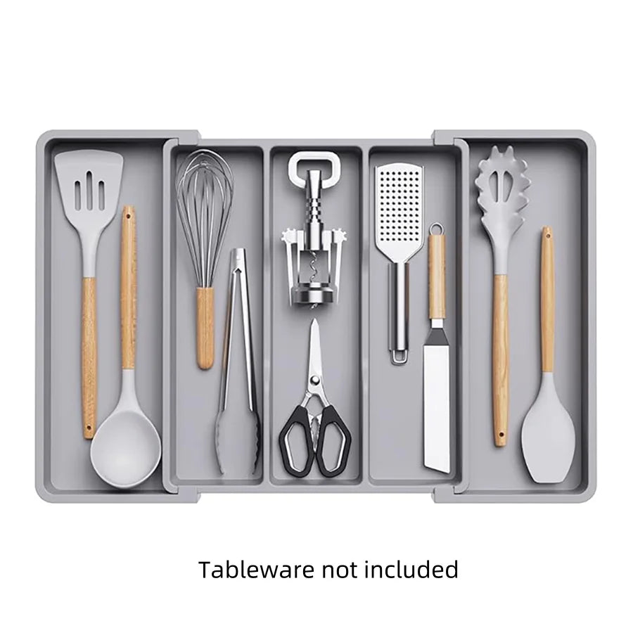 Expandable Cooking Utensil Tray Utensil Organizer Drawers