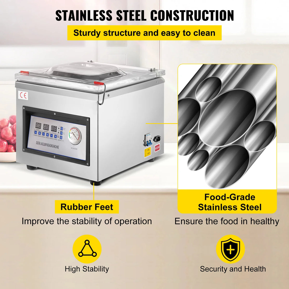 Succebuy Dz-260c Chamber Vacuum Sealer Food Packing Sealing