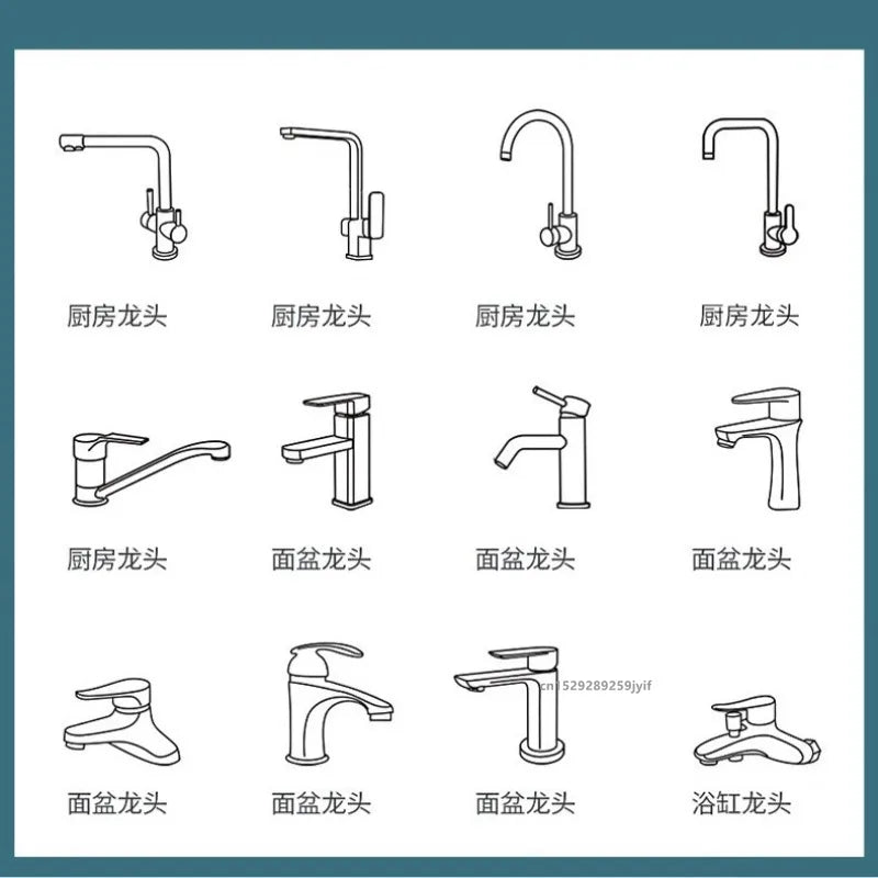 1pc 1080 Swivel Stainless Steel Faucet Extender Universal