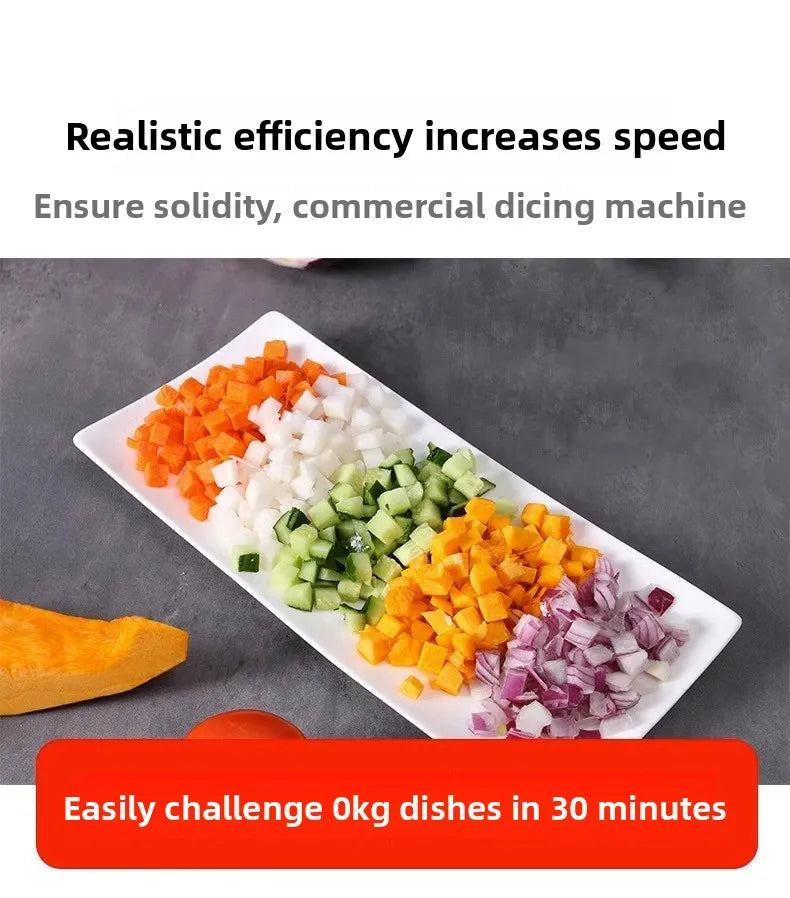 110v/220v Commercial Vegetable Cutter In Automatic Electric