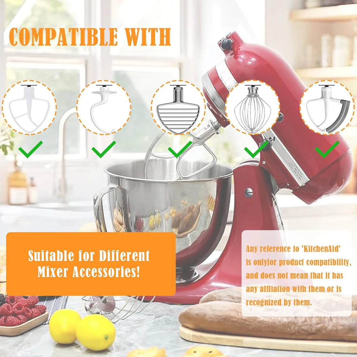 Stand Mixer Attachment Holders Food Mixer Hooks Organizer